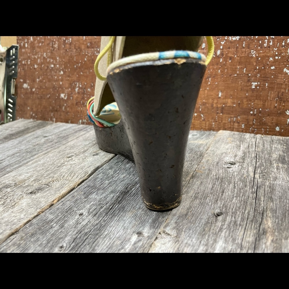 Missoni Authentic Multicolor Leather Platform San… - image 6